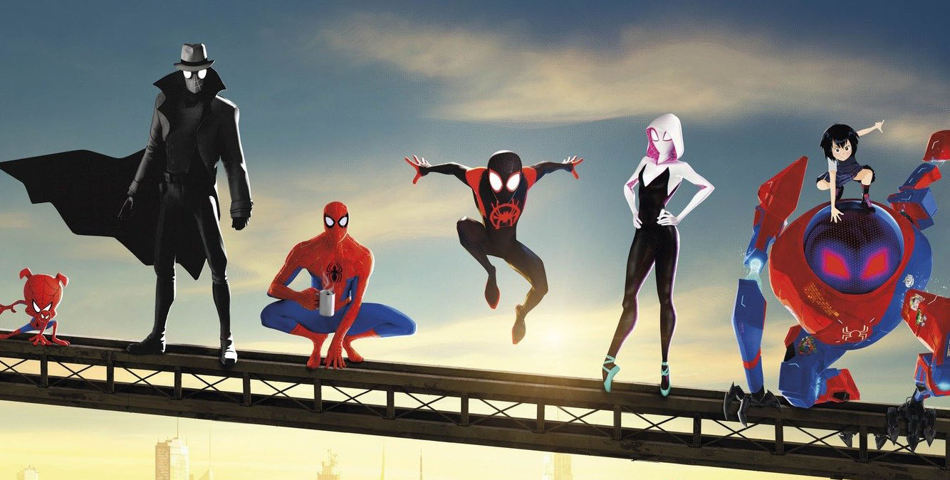 Spider-Man: Un Nuovo Universo, i protagonisti in un poster